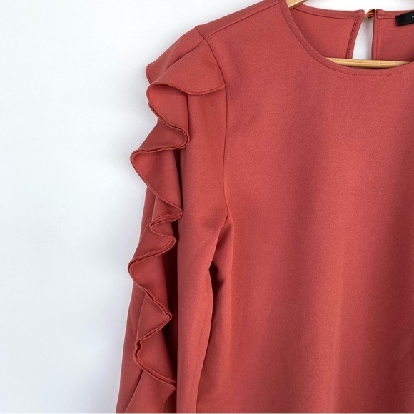 SALE 🛍️ MARC NEW YORK Andrew Marc coral blouse Womens size S - Picture 3 of 8